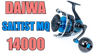 Daiwa SALTISTMQ14000H Saltist MQ Spinning Reel Review  JampH Tackle [upl. by Grearson]