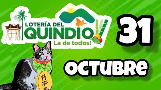 Resultado LOTERIA DEL QUINDIO Jueves 31 de Octubre de 2024 [upl. by Melody157]