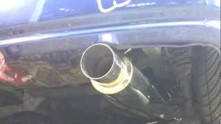 Honda Civic EK Decat Exhaust [upl. by Wolfort6]