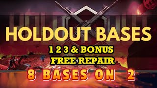 WAR COMMANDER  HOLDOUT 121024 FREE REPAIR 1 2 3 amp BONUS TIMES 8 BASES ON 2 AT SAME TIME [upl. by Settle]