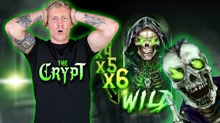 CASINODADDY  THE CRYPT ALMOST MAX WIN 💀 [upl. by Petula]