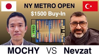 Mochy vs Nevzat Dogan  NY Metro Open Backgammon Championship [upl. by Pearle937]