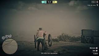 Barrigudo na artilharia pesada😈 pvp 63 RedDeadRedemption2 gaming playstation online gameplay [upl. by Auburta]