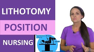 Lithotomy Position Nursing NCLEX Review [upl. by Tormoria76]