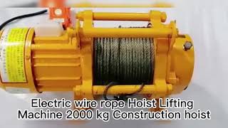 electric wire rope hoist [upl. by Corsetti]