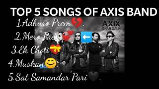 Top 5 SONGS OF AXIS BAND [upl. by Ennaej599]