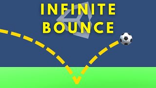 Creating an Infinite Bouncing Ball with Physic Materials Unity Tutorial [upl. by Inalial]