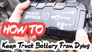 Keep Your Truck Batteries From Dying With A Battery Maintainer  Landstar BCOOwner Operator [upl. by Hinda]