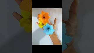 Diy Paper flower craft craft shorts [upl. by Nylirak704]