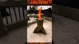 DIY Rocket Stove Easy amp Efficient Mud Cement amp Brick Design Build it Yourself [upl. by Dayiz]