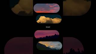 Beauty 😌🤍sky clouds skylovers moon selenophile aesthetic fyp explore sunset sky [upl. by Amadus]