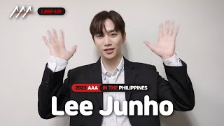 SUB LINEUP 배우 이준호 LeeJunho  2023 Asia Artist Awards IN THE PHILIPPINES AAA 2023AAA [upl. by Fanchet]