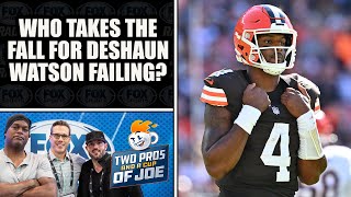 Whos the Fall Guy For Deshaun Watson Failing in Cleveland  2 PROS amp A CUP OF JOE [upl. by Aserehc]