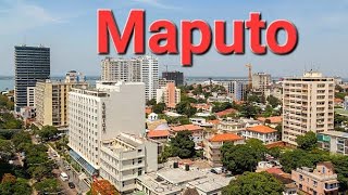 Maputo Mozambique 4k Drone Footage [upl. by Lenore]