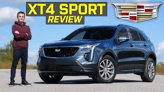 FLAWLESS LUXURY  2021 Cadillac XT4 Sport  Review [upl. by Perkoff]