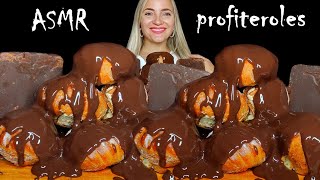 PROFITEROLES MUKBANG  CHOCOLATE ASMR🍫🍫🍫 [upl. by Chaudoin579]