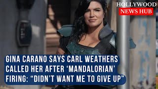 Gina Carano Pays Tribute to Carl Weathers Her Mentor on The Mandalorian [upl. by Hernando]