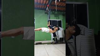 Treino noturno nas argolas⚡⛓️ gymnasticrings calisthenics training motivation frontlever [upl. by Gnay]