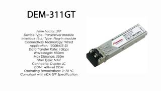 DEM311GT  DLink Compatible 1000BaseSX SFP 850nm 550m [upl. by Stichter]