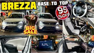 2024 Brezza LXI Base to Top Modification With Price ✅ Brezza Base model Modified ✅ [upl. by Abigail]