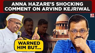 Anna Hazares Shocking Comment On Arvind Kejriwals Resignation  ET Now  Latest News  Breaking [upl. by Dlonyar]