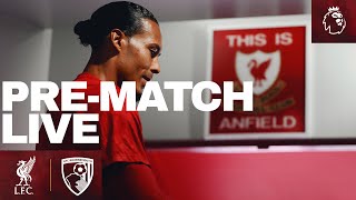 PreMatch Live Liverpool vs Bournemouth  Premier League matchday at Anfield [upl. by Ynaiffit]