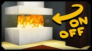 ✔ Minecraft How to make a Working Fireplace [upl. by Esther]