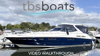 Sealine S48  Full Video Walkthrough [upl. by Delia256]