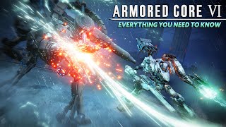 Armored Core 6  ULTIMATE STARTER GUIDE  Mech Types Weapons Combat Tips [upl. by Shaylynn]