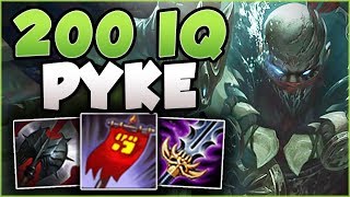 STOP PLAYING PYKE WRONG 200 IQ PYKE BUILD IS TOO BUSTED PYKE TOP GAMEPLAY  League of Legends [upl. by Aiem]