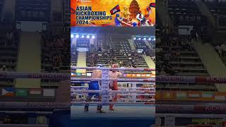 Honorio Banario🇵🇭 Vs Rayimjonov Davlatbek🇺🇿  Finals 75kg k1Asian Kickboxing Championship 2024 [upl. by Massarelli]