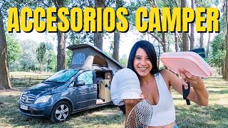 ➕ 30 ACCESORIOS imprescindibles para FURGONETAS CAMPER y AUTOCARAVANAS  Vanlife [upl. by Barcroft]