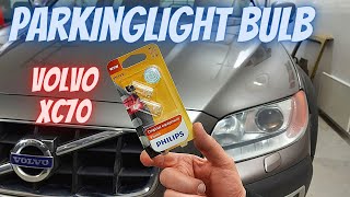 Volvo XC70  How to replace the parkinglight bulb [upl. by Blim872]