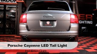 Spyder Auto Installation 200307 Porsche Cayenne LED Tail Lights [upl. by Nnad]