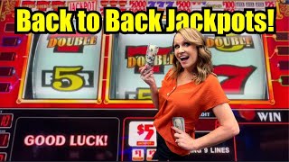 👉BacktoBack High Limit Slot Jackpots in Las Vegas Casinos [upl. by Llemhar905]