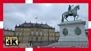 Amalienborg  Le Château d Hiver de la Famille Royale du Danemark à Copenhague 🇩🇰 voyage [upl. by Miguel]