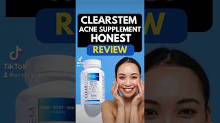 Clearstem Acne Supplement Honest Review acneproneskin skincareroutine [upl. by Sidoney]