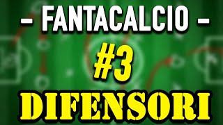 DIFENSORI da prendere al FANTACALCIO [upl. by Onurb575]