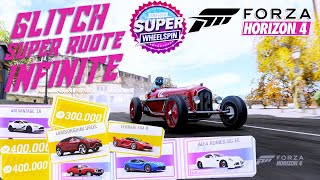 SUPER RUOTE DELLA FORTUNA INFINITE Glitch Forza Horizon 4 [upl. by Tellford815]