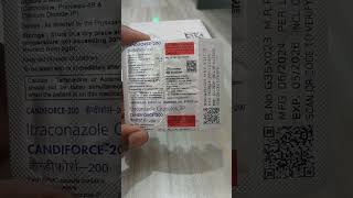 Candiforce 200mg capsule use dose aur side effects shorts ytshorts [upl. by Ennahtur]