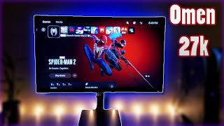 THE BEST 4k 144Hz GAMING MONITOR OMEN 27k UNBOXING AND REVIEW [upl. by Otilegna]