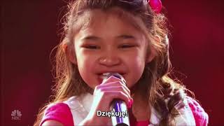 Angelica Hale w piosence quotGirl On Firequot w amerykańskim Mam Talent [upl. by Celisse]