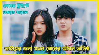 ভাইবোনকে যখন মানুষ ভুল করে কাপল ভাবতো  Chinese funny emotional school drama explained in Bangla [upl. by Carnay265]