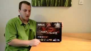 ASRock Fatal1ty H97 Killer Motherboard Unboxing [upl. by Straus]