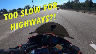 Ninja 400 Quick Highway Run  Pure Sound POV  First Time GPShift [upl. by Nicolau]