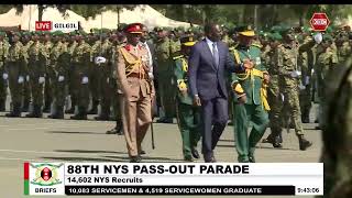 President Ruto presides over the 88th NYS PassOut Parade in Gilgil [upl. by Rosario29]