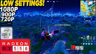 Fortnite Chapter 5 Season 1 RX 550  1080p 900p 720p Low [upl. by Jaymie]