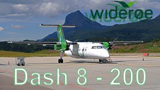 Wideroe Dash 8  200  Oslo to Förde [upl. by Laidlaw]