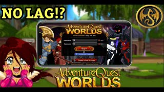 AQW  HOW TO PLAY AQW IN MOBILE PHONES 2020 [upl. by Melitta]