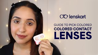 Guide To Pick Colored Contact Lenses  Aqualens  Lenskart [upl. by Algie122]